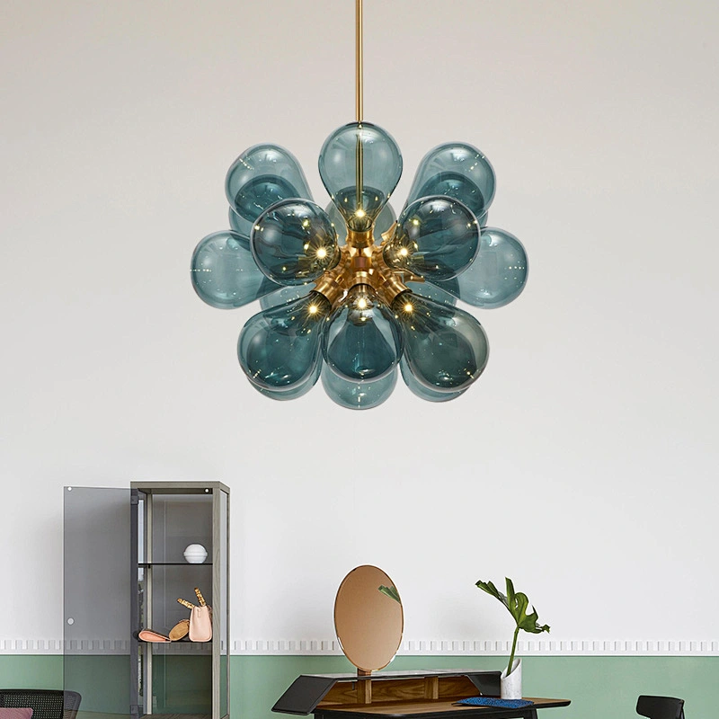 Postmodern Italian romantic bedroom creative personality light luxury  led  pendant lamp