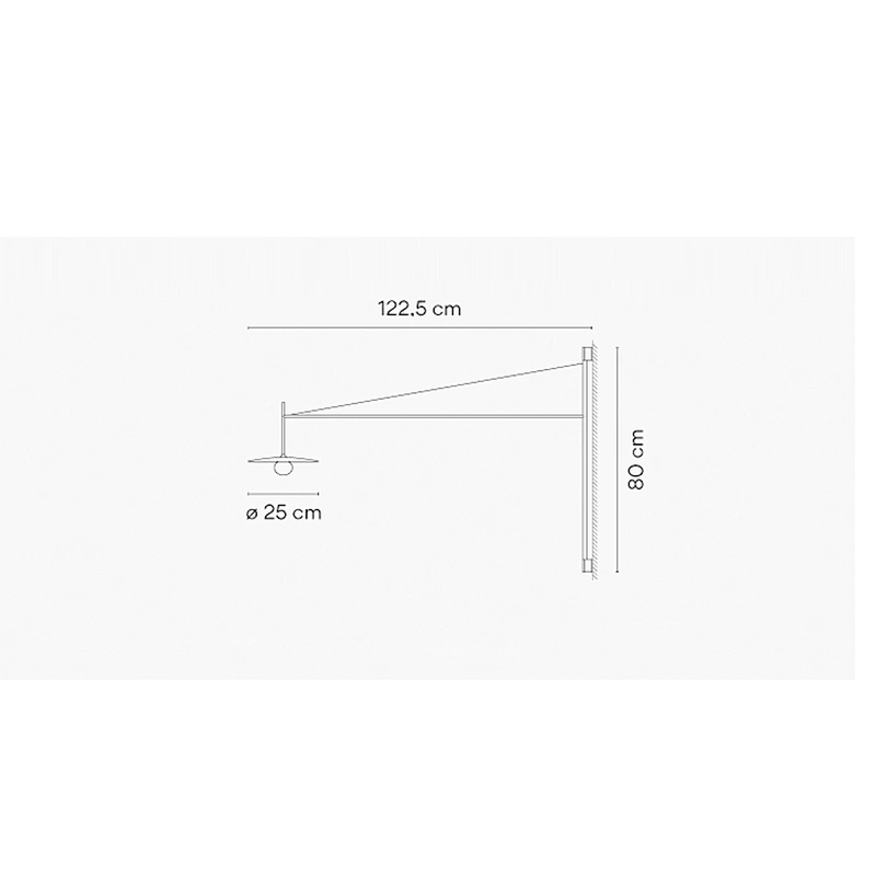 Modern Creativity Adjustable LED Wall Lighting In Living Room