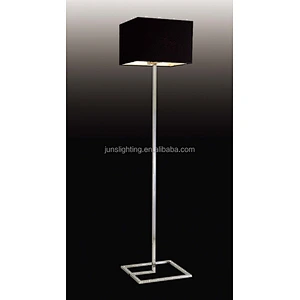 Modern Rectangular Black Fabric Shade Table Lamp For Living Room Hotel Desk Lamps