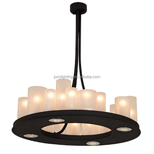 Zhongshan Modern Simple glass candle pendant light chandelier