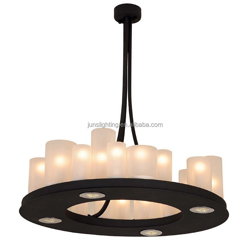 Zhongshan Modern Simple glass candle pendant light chandelier