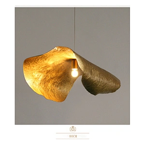 Nordic style hotel chandelier villa living room dining room pure handmade copper chandelier