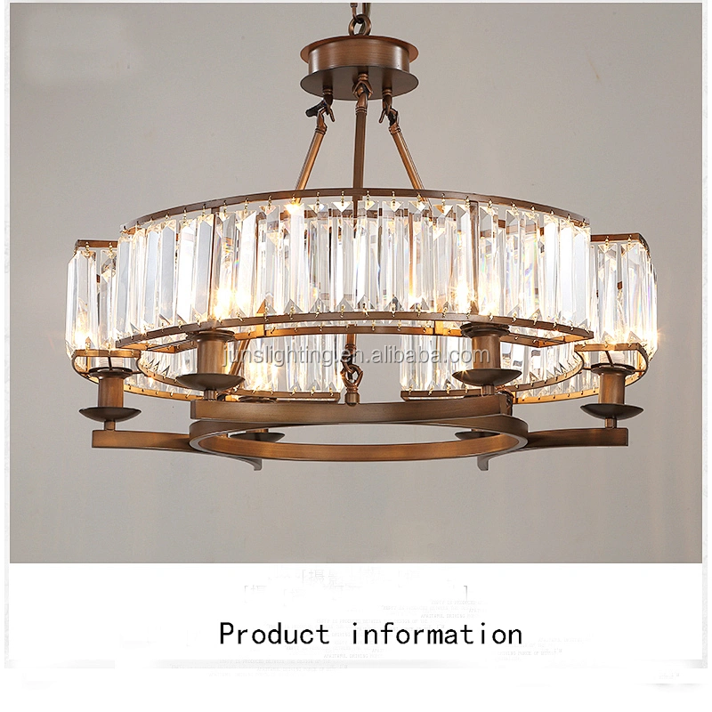 American crystal Pendant Lights Indoor Chandeliers with forging