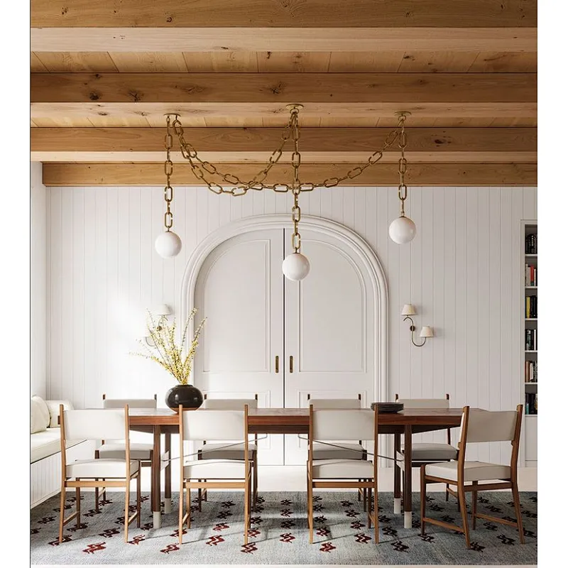 Simple Creative Living Room Chandeliers Cloakroom Clothing Store Restaurant Decorative Indoor Chain Lights