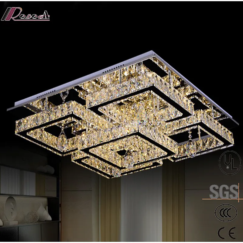 Henglan LED crystal chandelier k9 crystal chandelier for hotel project
