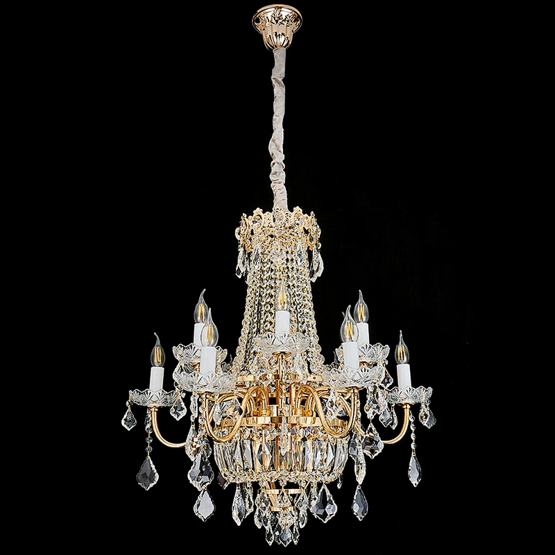 Modern K9 High Quality Glass Crystal  Luxury Decorative Ceiling Lamp  Led Chandelier