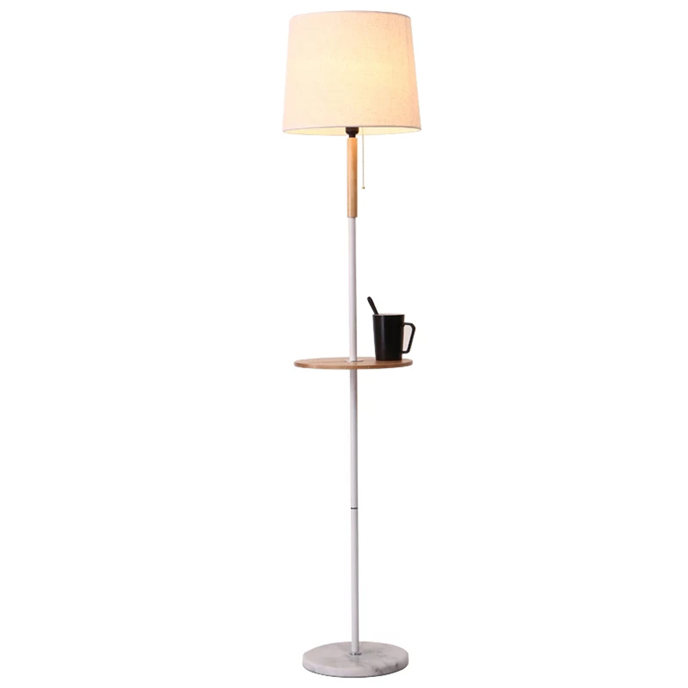modern hotel living room standing light   woood metal floor lamp