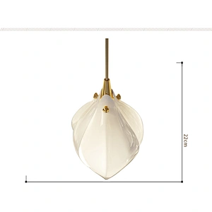 New ceramic magnolia stairwell chandelier designer Hotel lobby restaurant loft long chandeliers&pendant lights