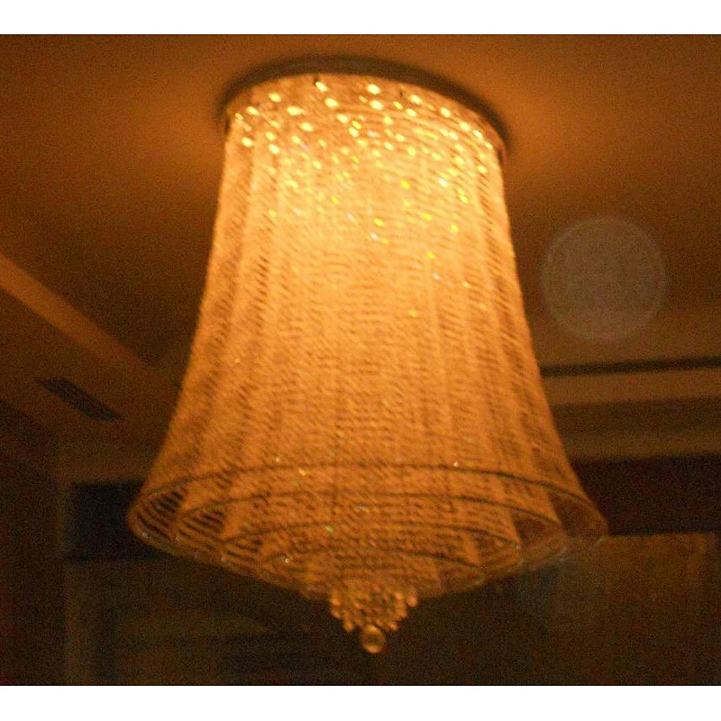 Large hotel lobby restaurants long chain chandeliers wedding crystal chandelier