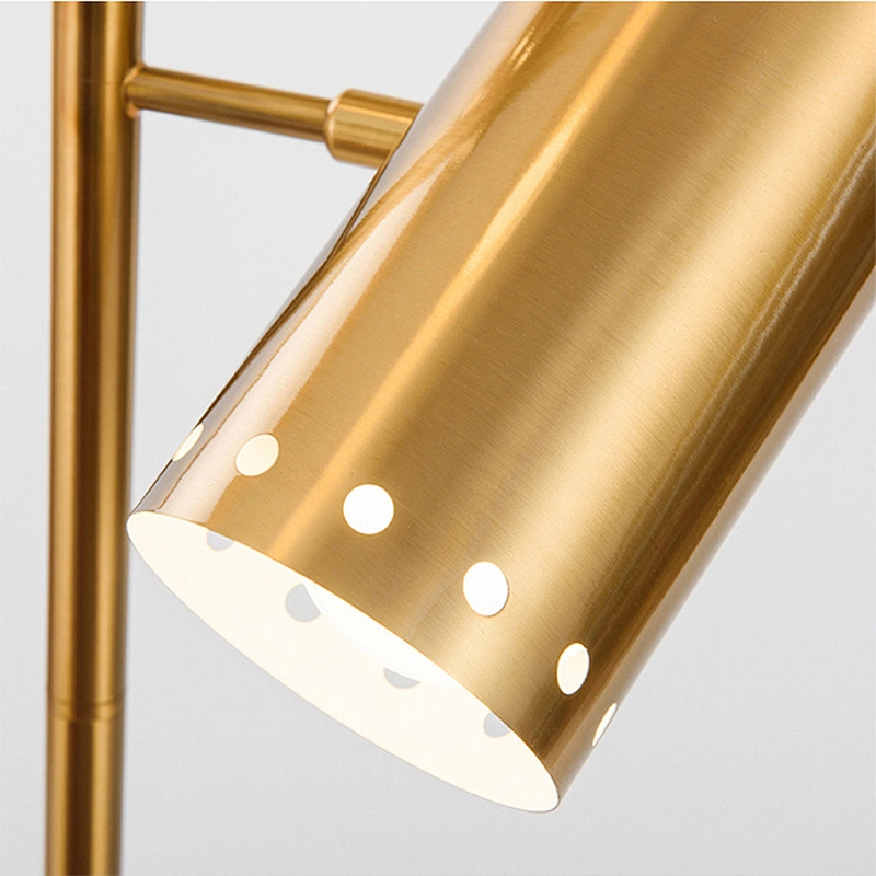 Modern Wholesale Fashion Marble Base Standing Floor Lamp With 3 Bulbs