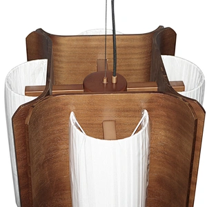 Modern decorative lighting pendant lamp vintage rustic wood chandelier