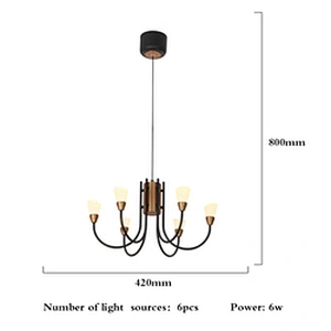 Modern Nordic style decoration pendant light led chandelier lighting