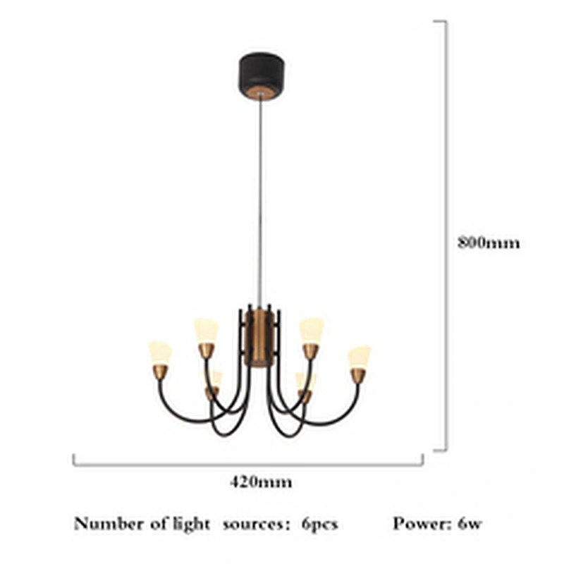 Modern Nordic style decoration pendant light led chandelier lighting