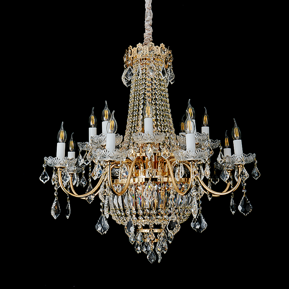 Modern K9 High Quality Glass Crystal  Luxury Decorative Ceiling Lamp  Led Chandelier