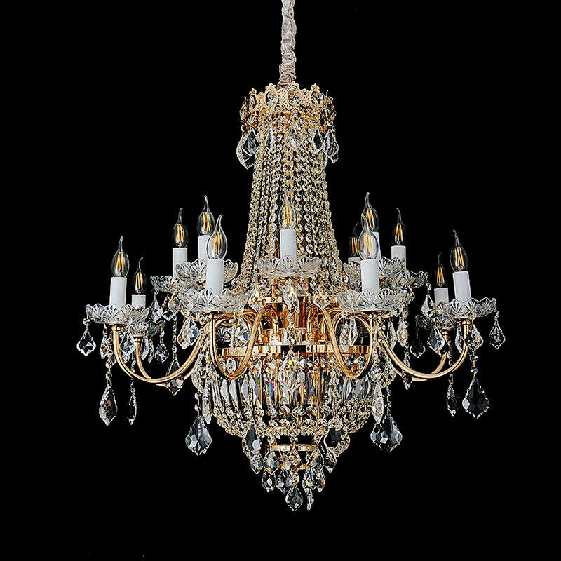 Modern K9 High Quality Glass Crystal  Luxury Decorative Ceiling Lamp  Led Chandelier