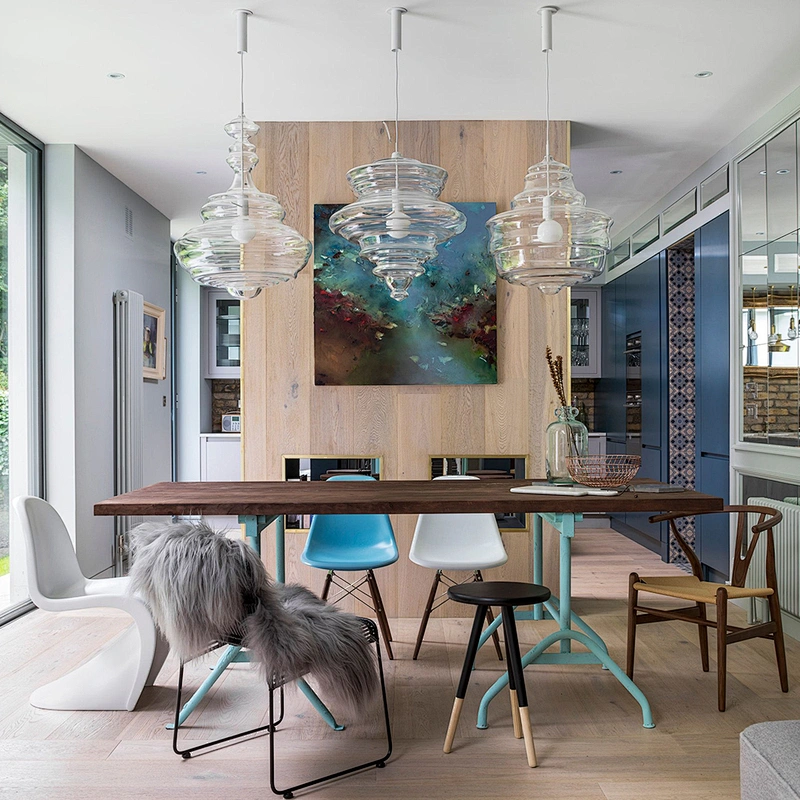 Minimalist Blown Glass Chandelier Modern Design Nordic Style Creative Contemporary Energy Saving Office,hotel 110-240 Rebecca 85