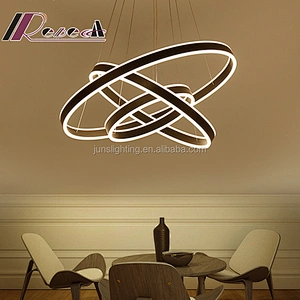 LED Modern Circular Acrylic Pendant Lamp for Bedroom
