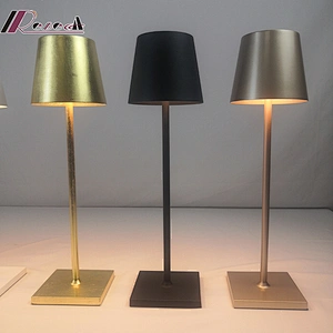 LED Aluminum Alloy Waterproof IP54 table Lamp Touch Dimming Rechargeable Metal 5200mAh desk Lamps For Office Study Lamp