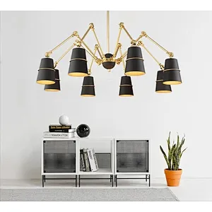 Hot- sale modern project stainless steel crystal chandelier for hotel