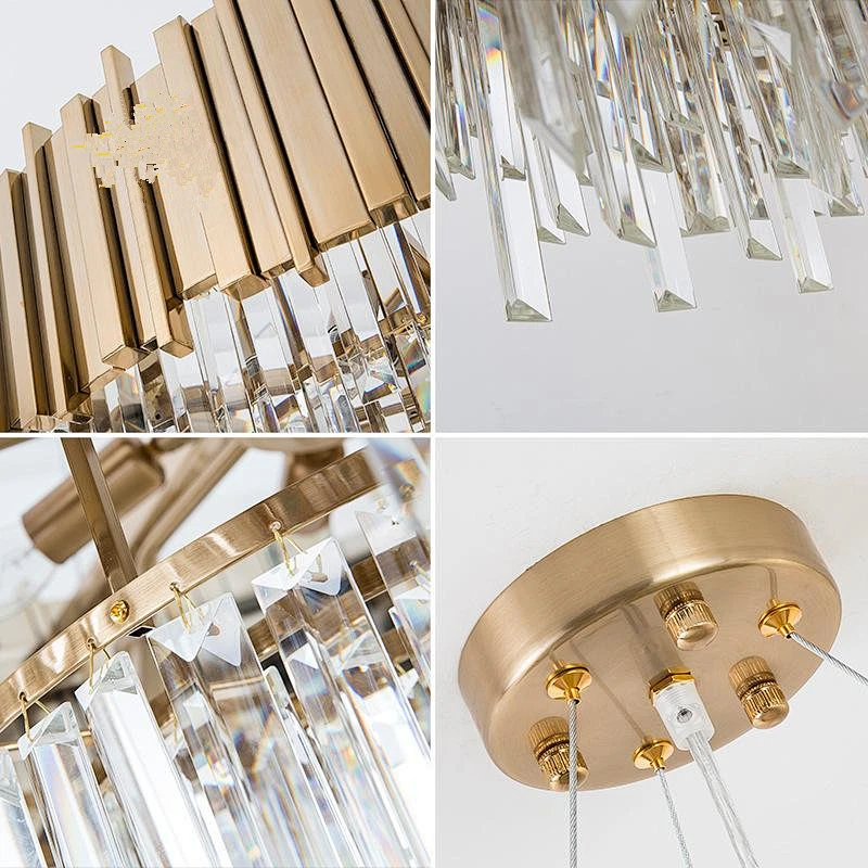 Modern Living Room Creative Restaurant Pendant Lamp Crystal Chandelier