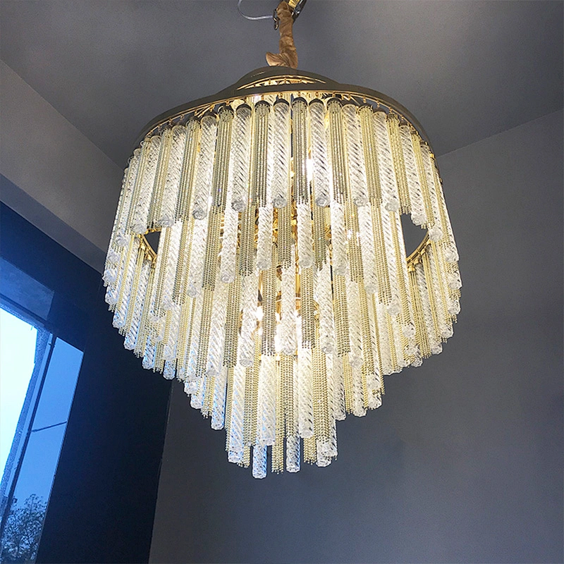 Modern hotel decorative lighting luxury contemporary crystal lamp chandelier