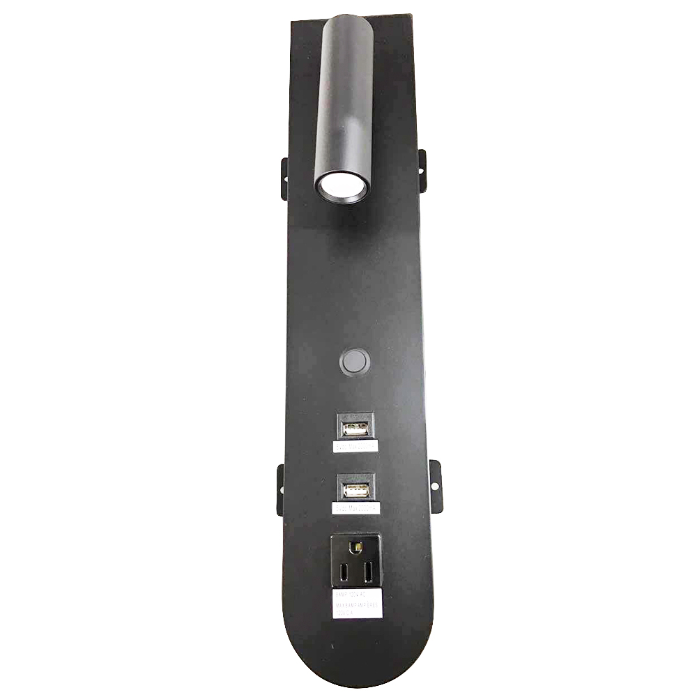 Designed modern rotatable install the lock LED wall lamp with USB inserface