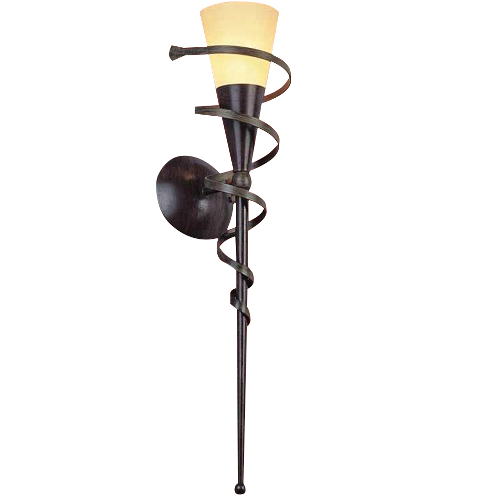Modern Antique  Torch Iron Led Spiral Wall Lamp Antique  Wall Lights