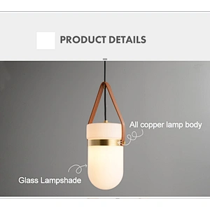Dining Room Chandelier Simple Modern Light Luxury All Copper Pendant Lamp Creative Bedroom Chandeliers Lights