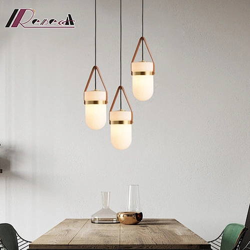 Dining Room Chandelier Simple Modern Light Luxury All Copper Pendant Lamp Creative Bedroom Chandeliers Lights