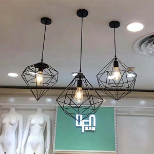 Zhongshan Brass rough design iron cone pendant lamp