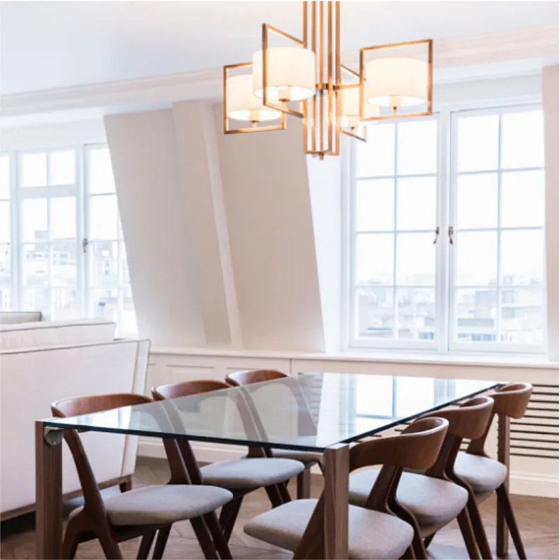Modern Chinese Style Iron Chandelier For Dining And Hotel