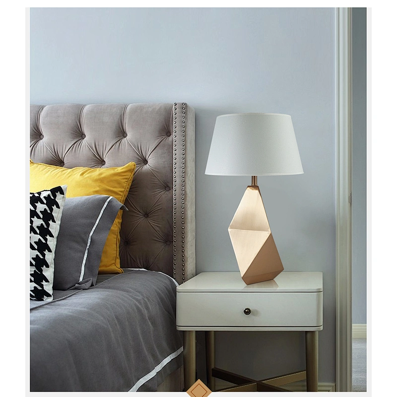 Modern luxury Nordic table lamp hotel upscale living room bedroom bedside lamp study desk lamp