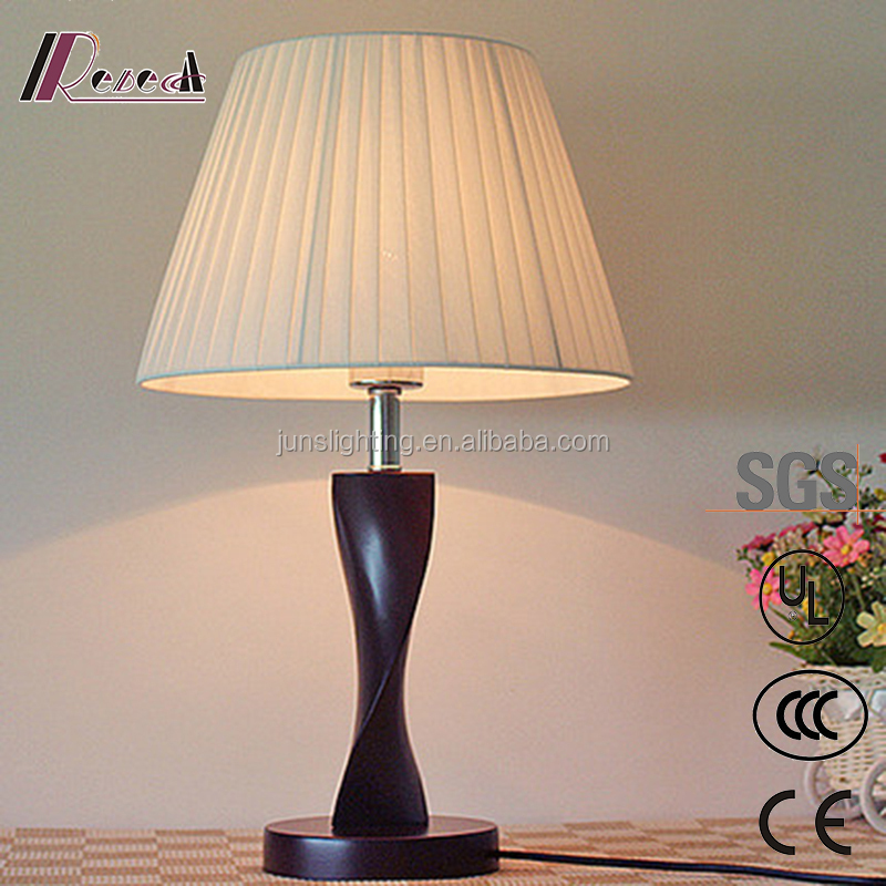 Fabric shade table lamps