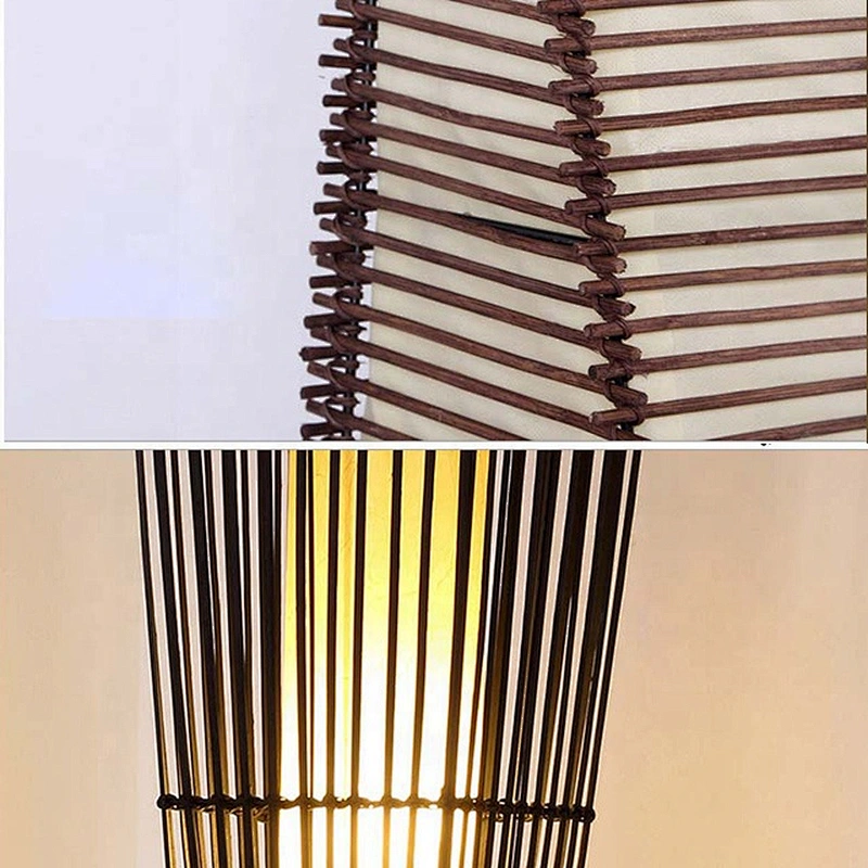 Creative Fancy Bamboo Craft Living Room Various Floor Lamp Hotel Unique Floor Lamps
