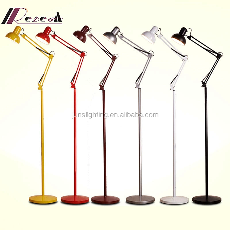 Creative two control dimming modern reading floor lamp
