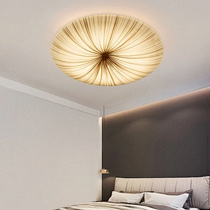 Modern living room bedroom fabric chandelier villa decorative lighting hotel guest room custom chandeliers&pendant lights