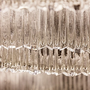 Customizable contract lighting large hotel lobby villa decoration luxury glass  chandeliers