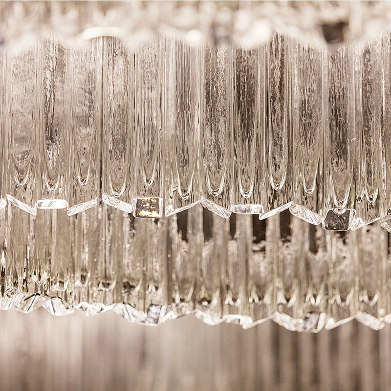 Customizable contract lighting large hotel lobby villa decoration luxury glass  chandeliers