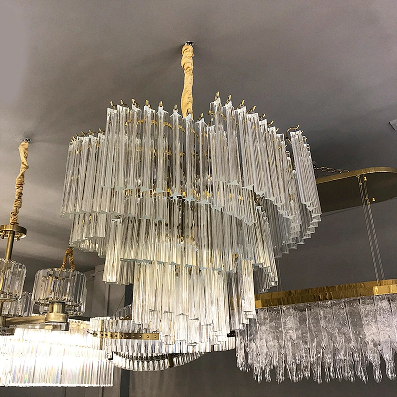 Modern hotel decorative lighting luxury contemporary crystal lamp chandelier