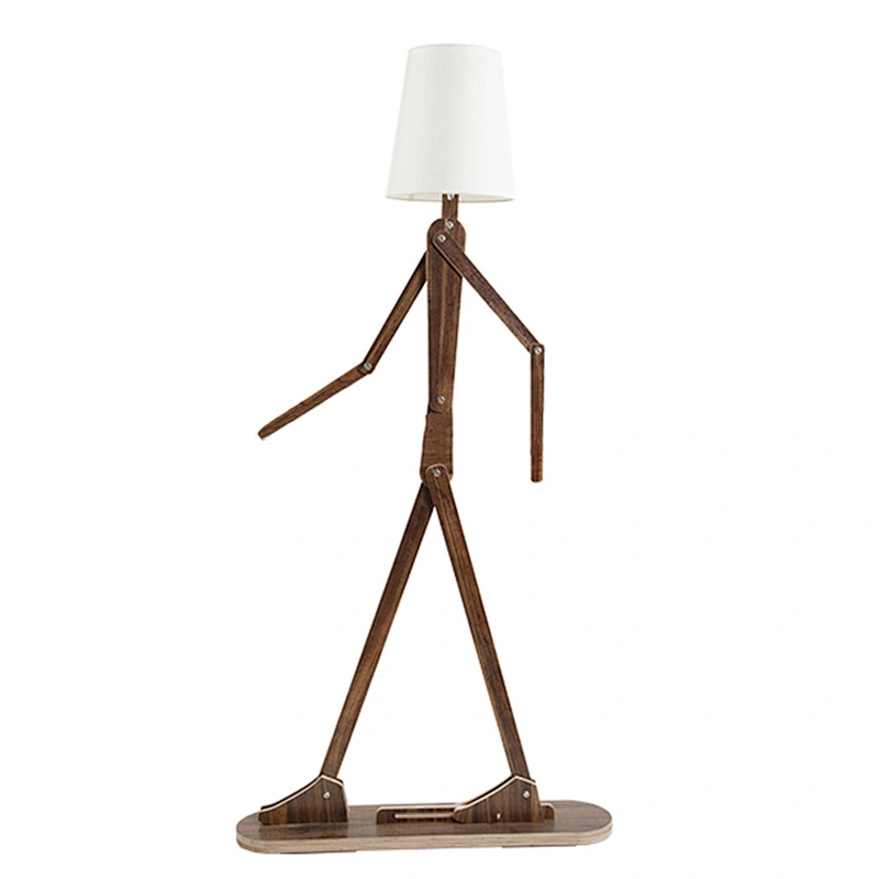 Creative funny man shape adjustable floor lamp