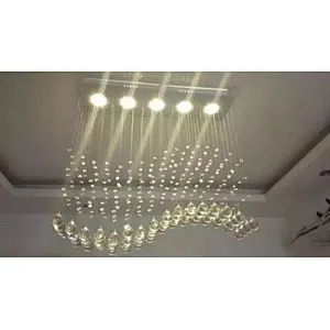 Modern Luxury Crystal Chandelier Pendant Lamp for Restaurant