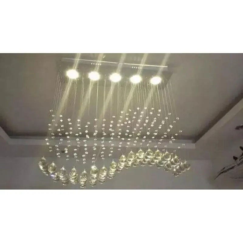 Modern Luxury Crystal Chandelier Pendant Lamp for Restaurant