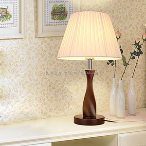 Fabric shade table lamps