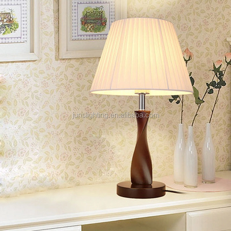 Fabric shade table lamps