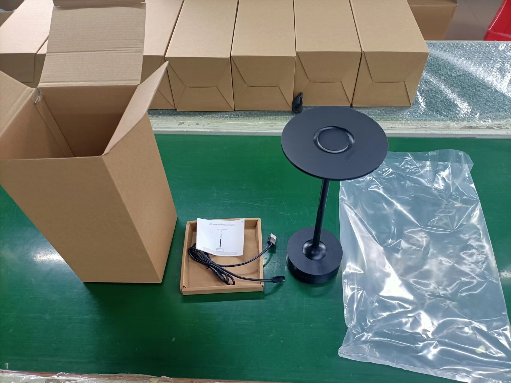 Cordless Restaurant  Battery Table Lamp Modern Gold Led Bedside Rechargeable Desk Lamps
