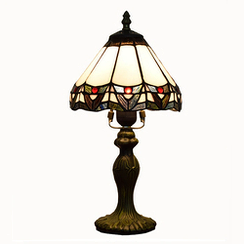 Rebecca High Quality Antique Stained Glass Tiffany Table Lamp Modern Desk Lamps
