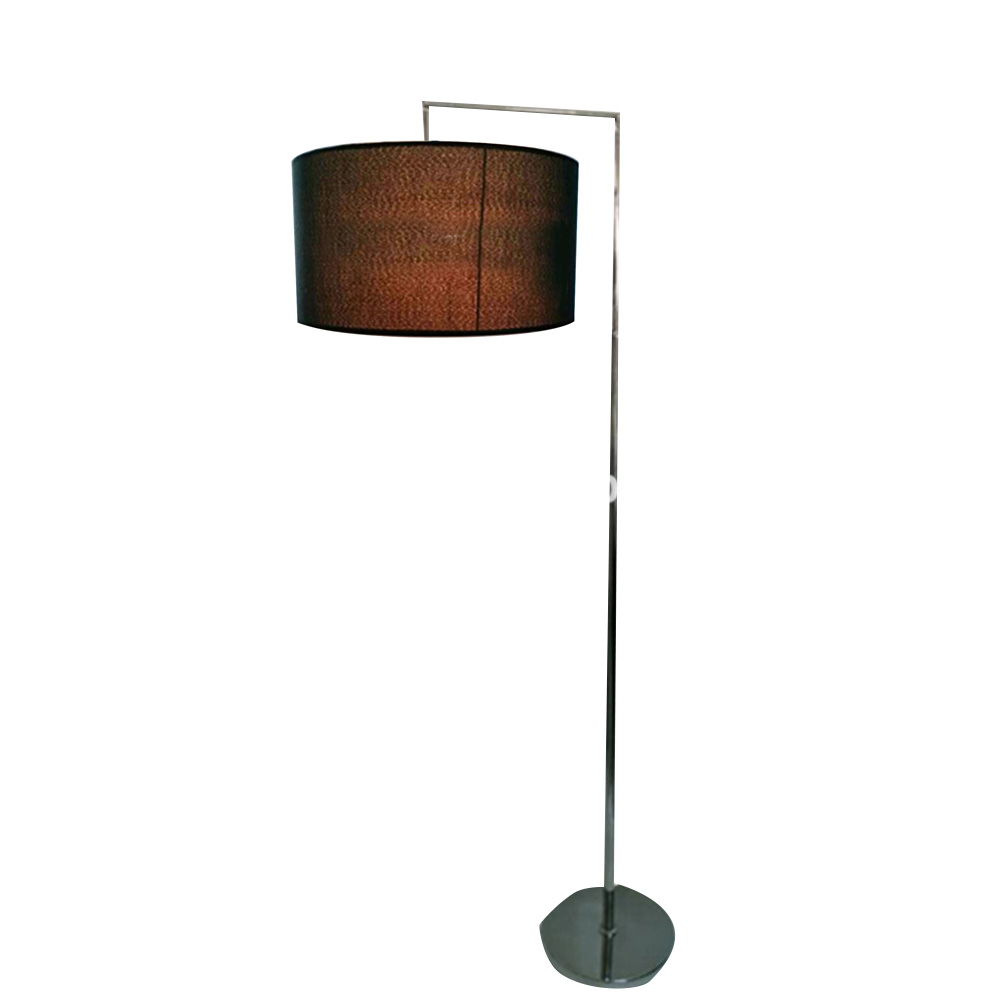 Modern irregular shape round shade floor lamp for living room