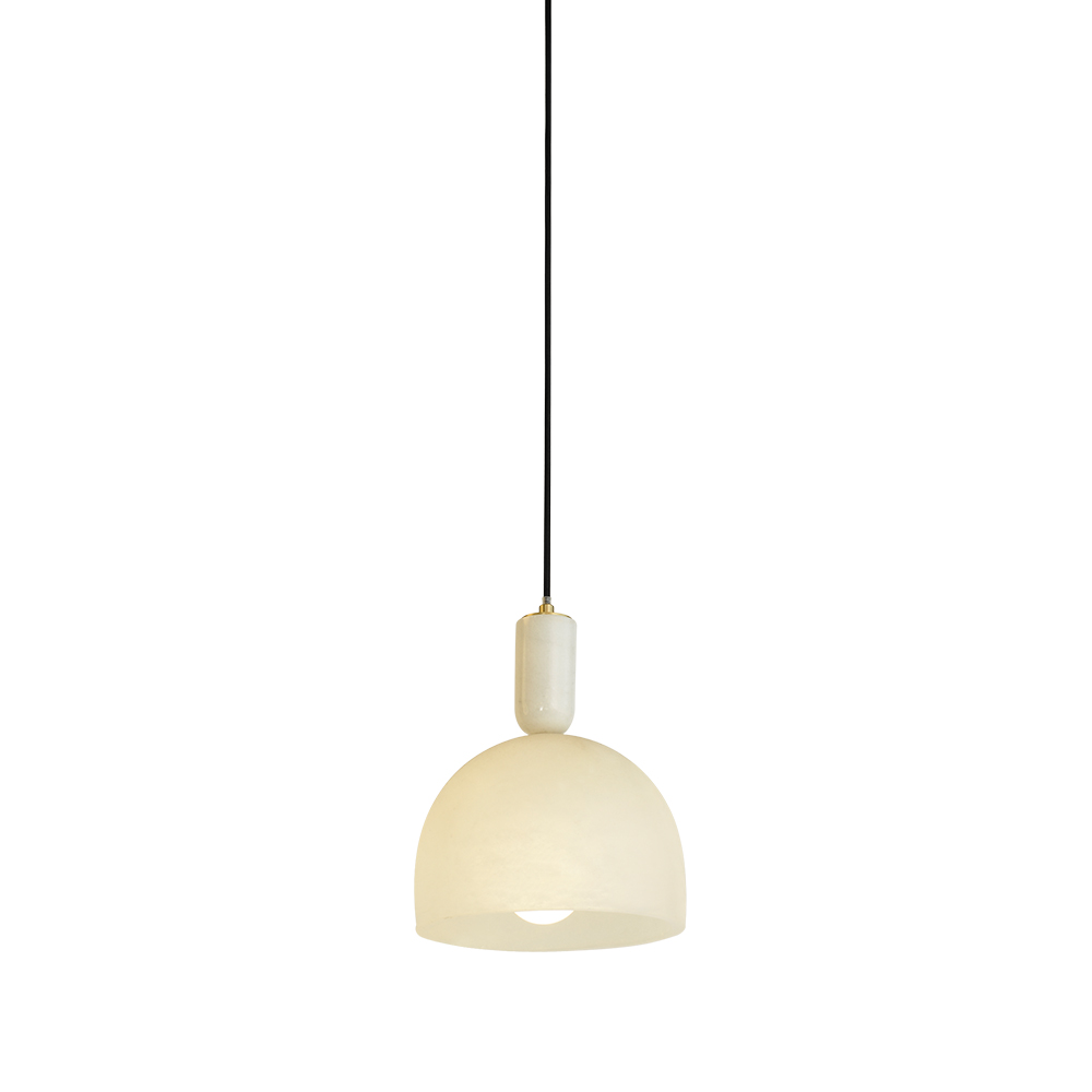 Simple design modern marble lampshade e27 indoor lighting small chandelier pendant lamp