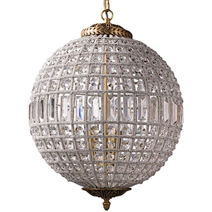 Custom hotel lobby large chandeliers villa  atmosphere system crystal chandeliers round crystal chandeliers&pendant lights