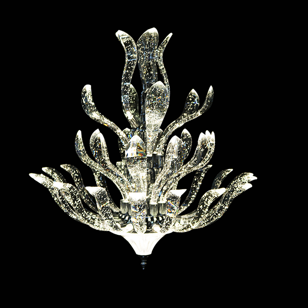Modern Luxury Lighting Chandelier High-Grade Crystal Flower Luxury Lighting